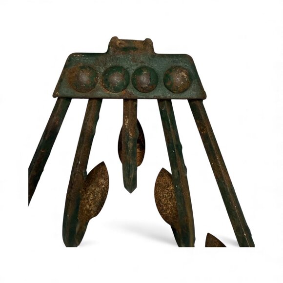 Antique 5 Tine Garden Cultivator Rustic Farmhouse Decor - Picture 14 of 17